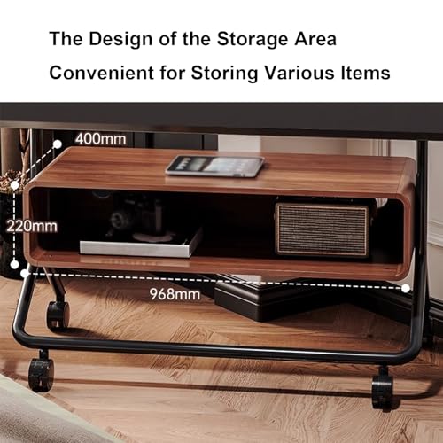 Soporte de TV portátil con ruedas para pantallas 50-85 pulg miniatura 7