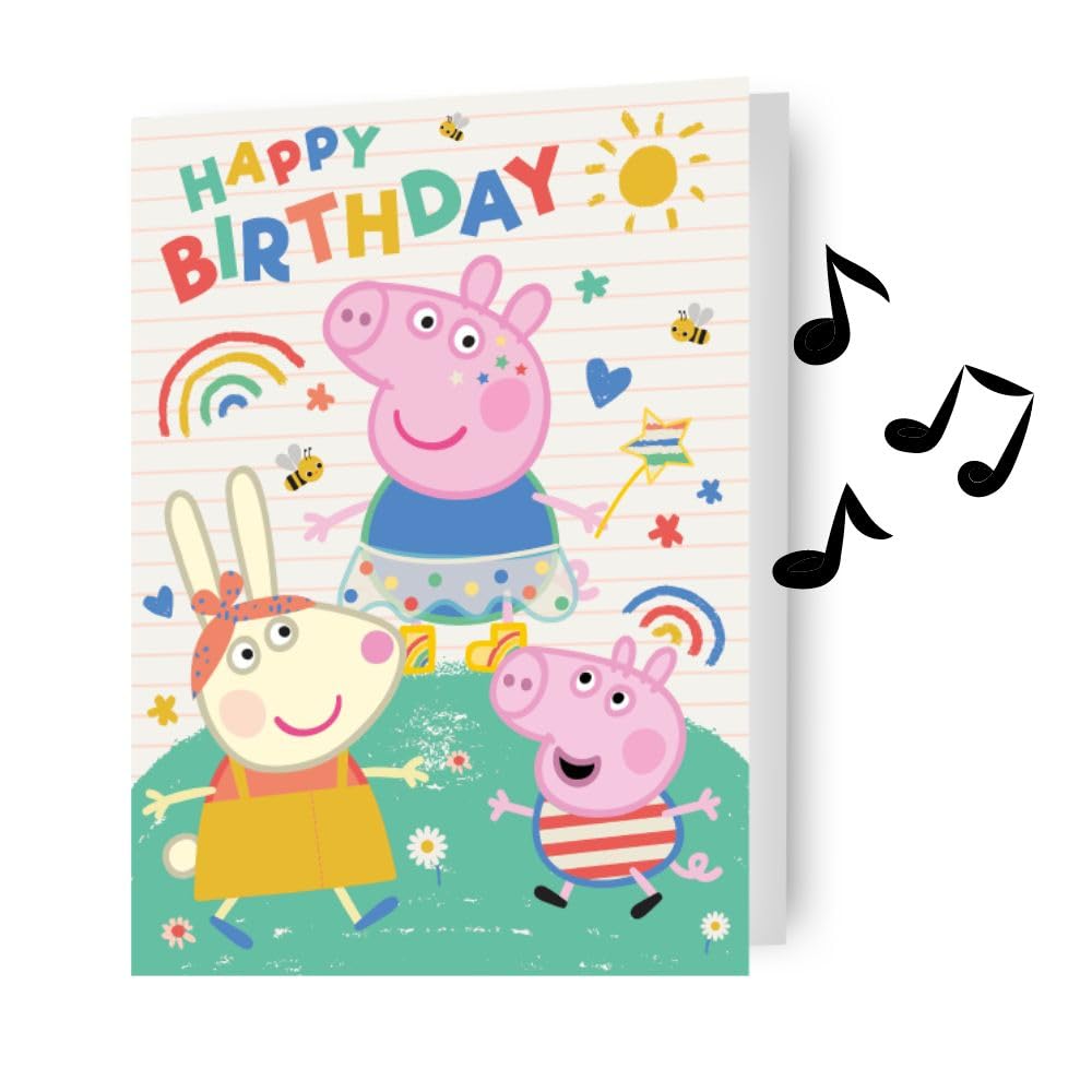 Danilo Promotions Ltd Peppa Pig Sound Birthday Card