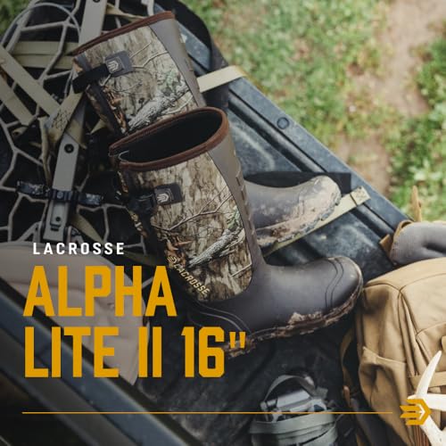 LaCrosse Alpha Lite II 16" Men's Waterproof Insulated Hunting Boots - Durable, Lightweight Outdoor Footwear for Harsh Weather2