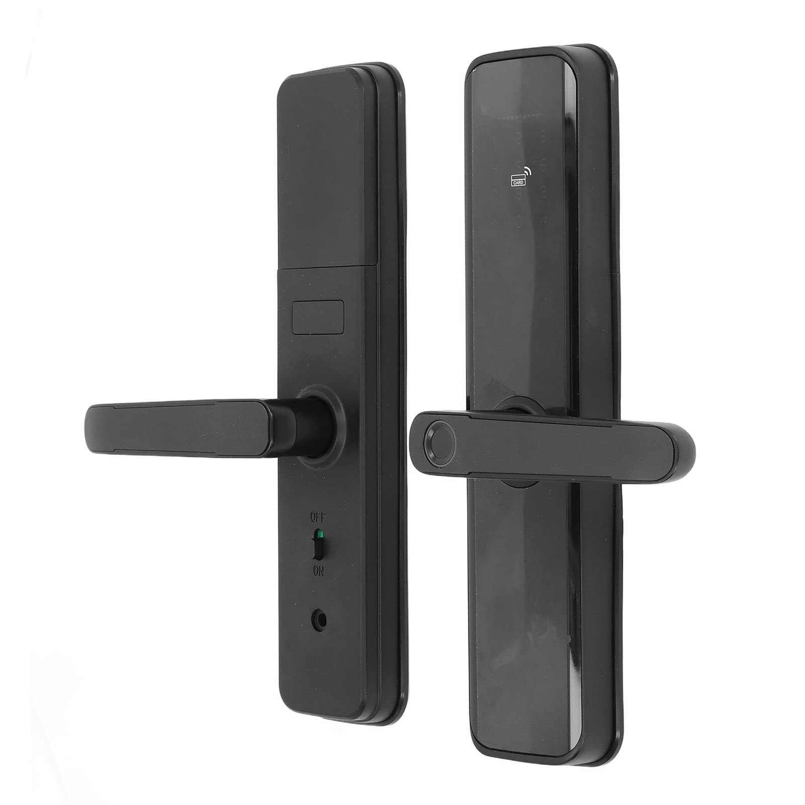 Smart Door Lock, Keyless Entry System, Fingerprint, Password, App, Key Card, Multiple Unlock Methods for Tuya