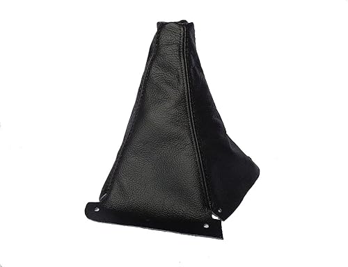 Ltd Funda de cambio compatible con Nissan Skyline R33 de piel, varios colores de costura disponibles (costura negra)