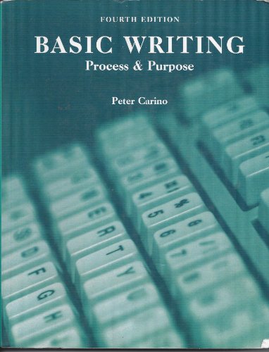Basic Writing Process & Purpose