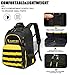 AUMTISC Tool Bag Backpack for Men, Heavy-Duty Tools Storage Organizer Work Bags Backpack for Construction Jobsite, Electrician, Industrial, Repairman, and HVAC Techs, Yellow