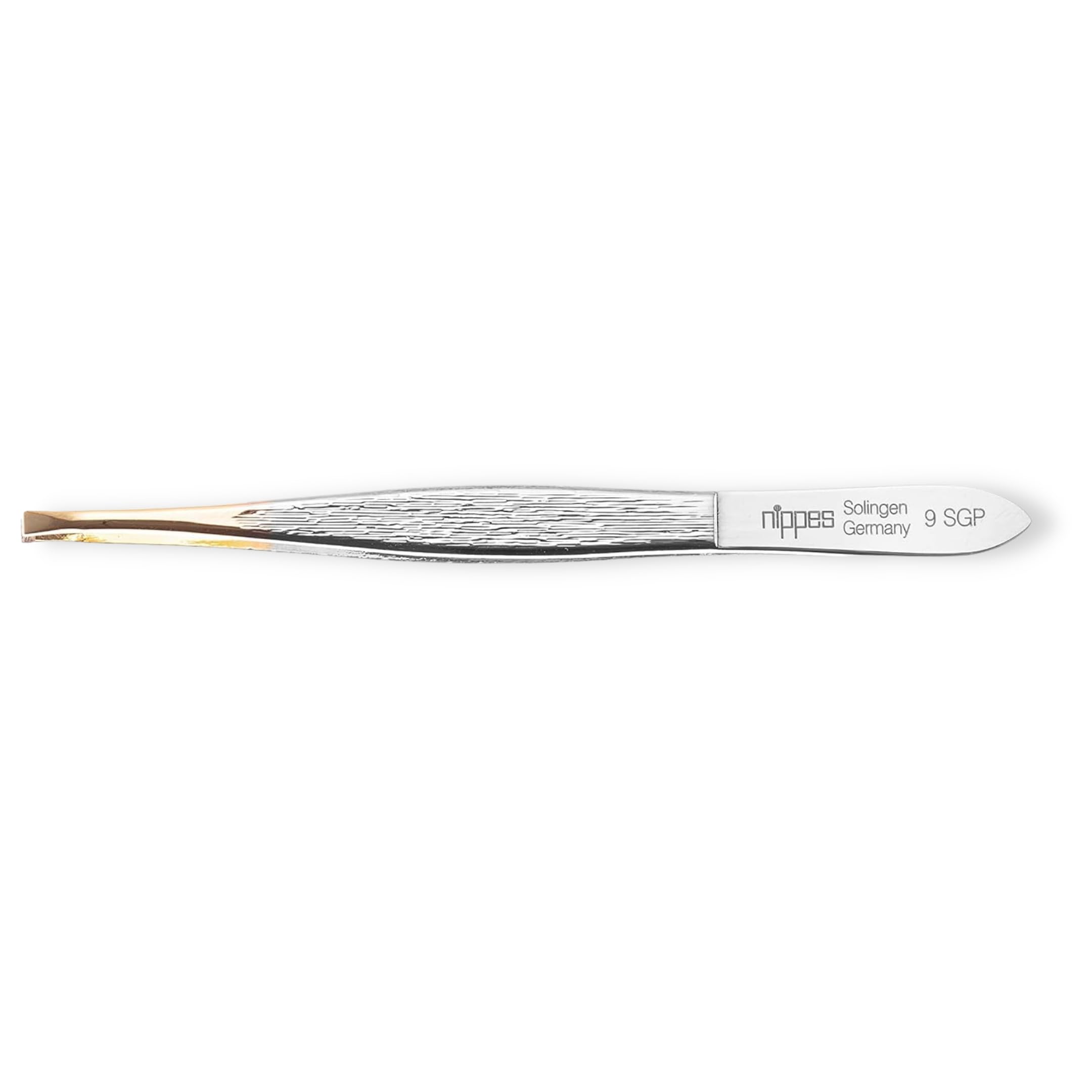 Nippes Solingen Pinzas de acero niquelado, 9 cm