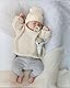 DRESHOW Neugeborenes Baby Mütze Hut Beanie Bekleidung Unisex Infant Hut Kindergarten Mütze Baby Jungen Mädchen 0-3 Monate