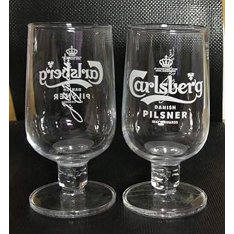 Set of 2 Carlsberg New Stem Half Pint Glass Cover