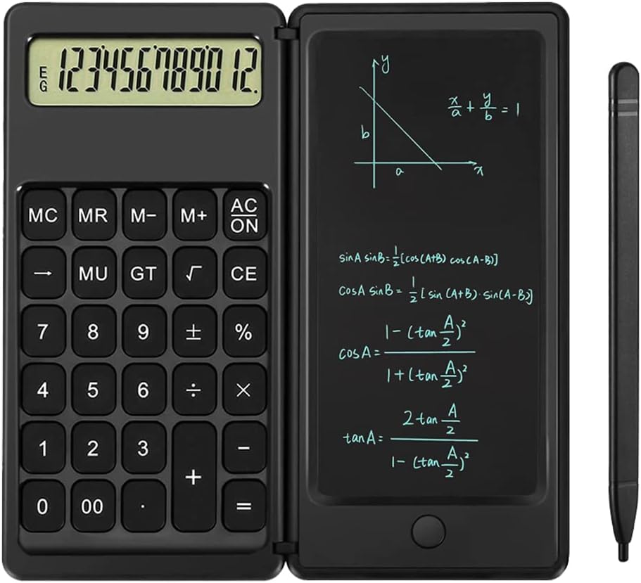 IPepul Calculator，calculators Desktop with Writing Screen, Large Display, and Quiet