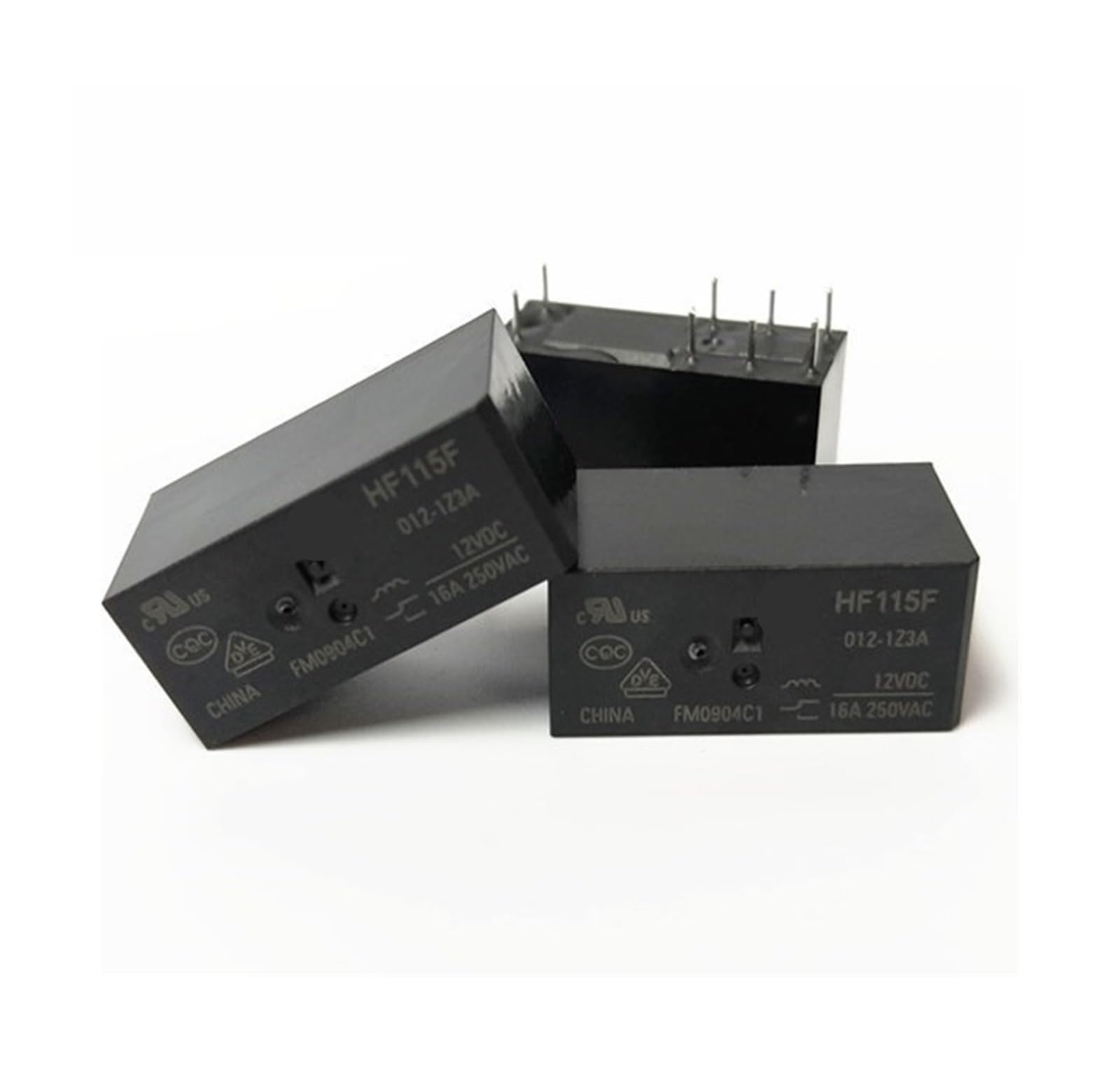 OSHZIKJII Relay HF115F 012-1Z3A HF115F-012-1Z3A JQX-115F 012-1Z3A JQX-115F-012-1Z3A 12VDC DC12V 12V 16A 250VAC 8PIN(5PCS)