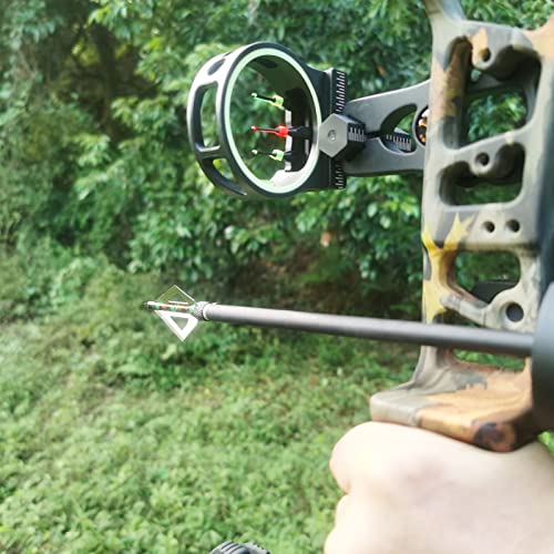 Leemui Archerybroadhead Hunting Broadheads100Grains Screw-In Arrow Archery3Bladeshuntingheadsarrowtips Compatible Withcrossbow Andcompoundbowcamouflage Colors Hunting Arrows (Camouflage Emerald 12) #TOP6