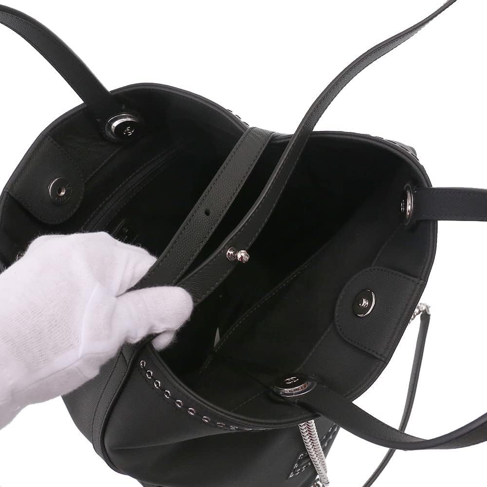 シャネルバッグ Chanel 22 ハンドバッグ、シャイニー カーフスキン 、ブラック