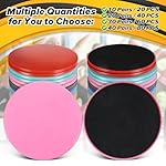 Lemecima 20 pcs Core Sliders Bulk Exercise Glider Discs Gifts for Group Training Classes Fitness Slider Workout Dual Sided AB Pads for HIIT Gym Carpet Hardwood Floor - Image 2