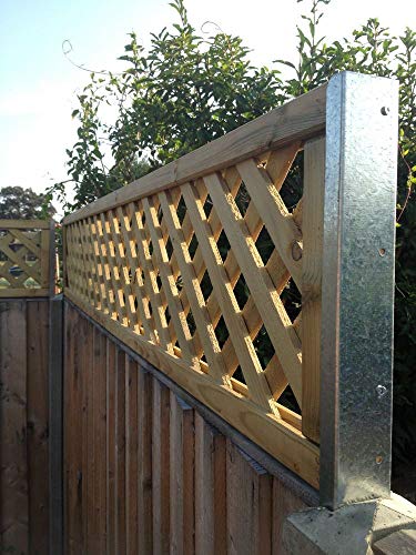 Postfix Trellis Fence Height Extension Arms VALUE PACK of 5 PAIRS - NO TRELLIS INCLUDED!