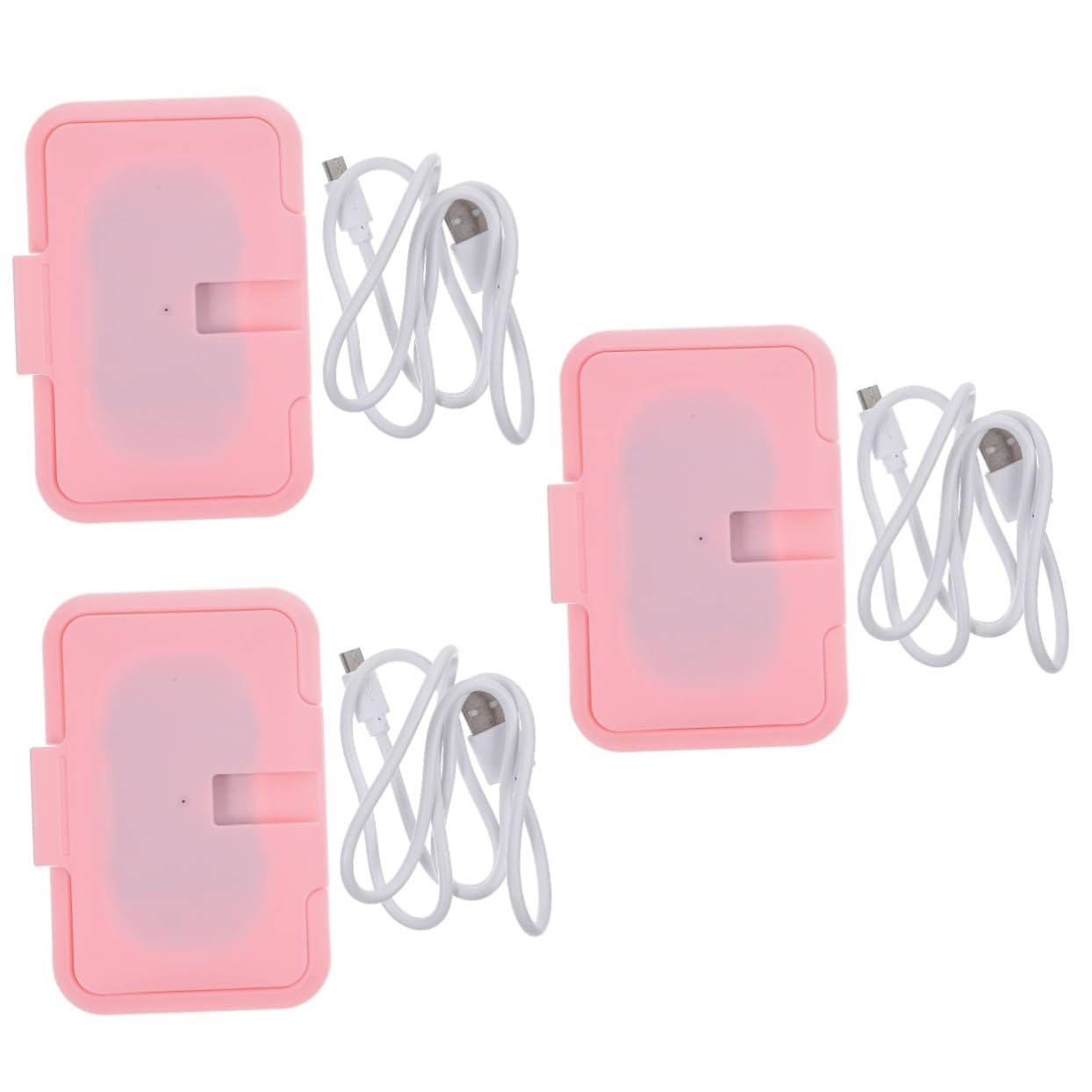 ibasenice 3 Stücke Tragbare Baby Tissue Wischtuch Heizung Wärmer Tissue Wischtuch Heizung Baby Wärmer Für Windel Ändern Dusche Präsentieren