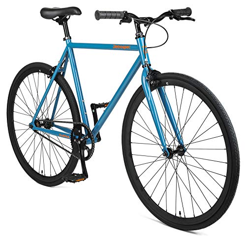 Retrospec Harper Single-Speed Fixed Gear Urban Commuter Bike, 60cm, xl, Atlantic Blue - Thumbnail 3