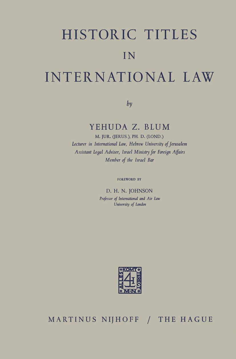 Buy Historic Titles in International Law Book Online at Low Prices