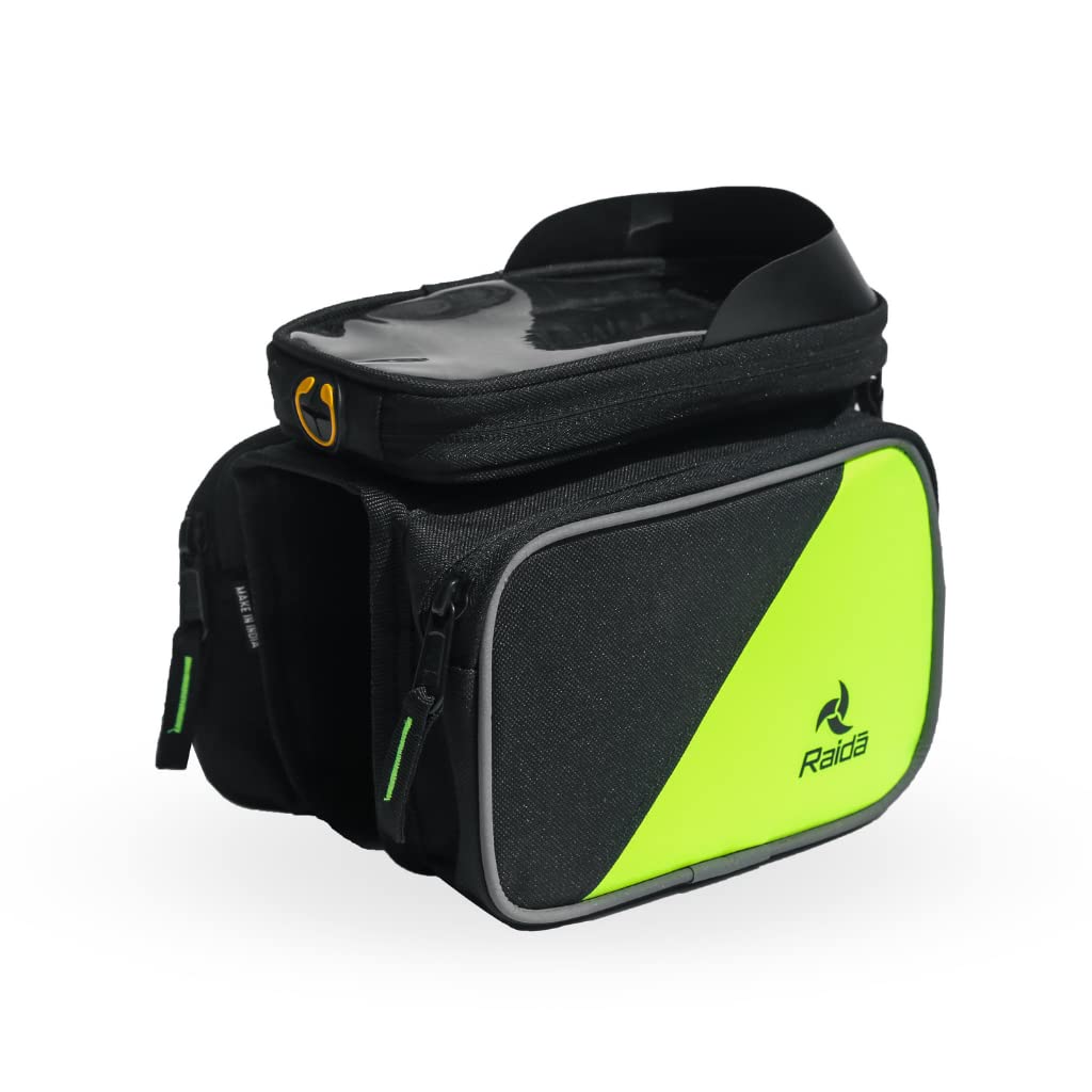 Raida F-Pro Cycle Top Tube Bag with Touchscreen Access | Easy Installationc | Detachable Mobile Pouch |Tool Kit Pouch | Polyester-picture-12