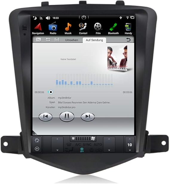 taffio 10 4 touchscreen android autoradio gps navigation usb kompatibel mit chevrolet cruze amazon de elektronik foto