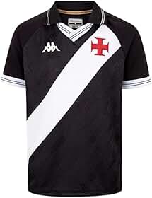 Kappa Camisa Vasco da Gama 2025 Preta Manga Curta Adulto Tam G,M