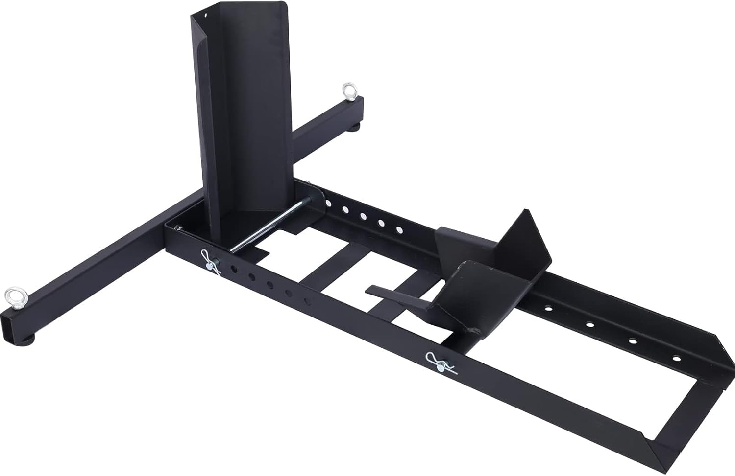 Motorcycle Front Tire Chock, 1800 lb Capacity, Adjustable Heavy-Duty Stand/Wheel Chock for 15"-22" Wheels. (1800 Lb)