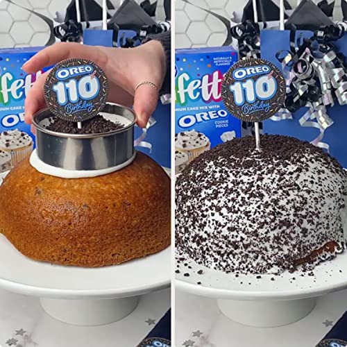 Oreo Funfetti Bundle, Includes 1 Of Each: Chocolate Cake Mix, Vanilla Frosting & Oreo Bits With By The Cup Frosting Spreader #TOP2