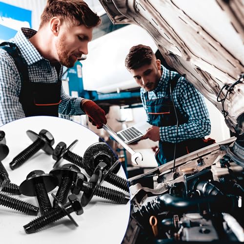 Image of 20pcs M6-1.0 Hex Head Sems Body Bolts with for Bumper Fender Splash | Shield Under Cover Hood M6 Bolt M6x1.0