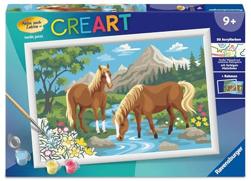 Peinture numérotée avec lignes colorées Ravensburger CreArt Noël
