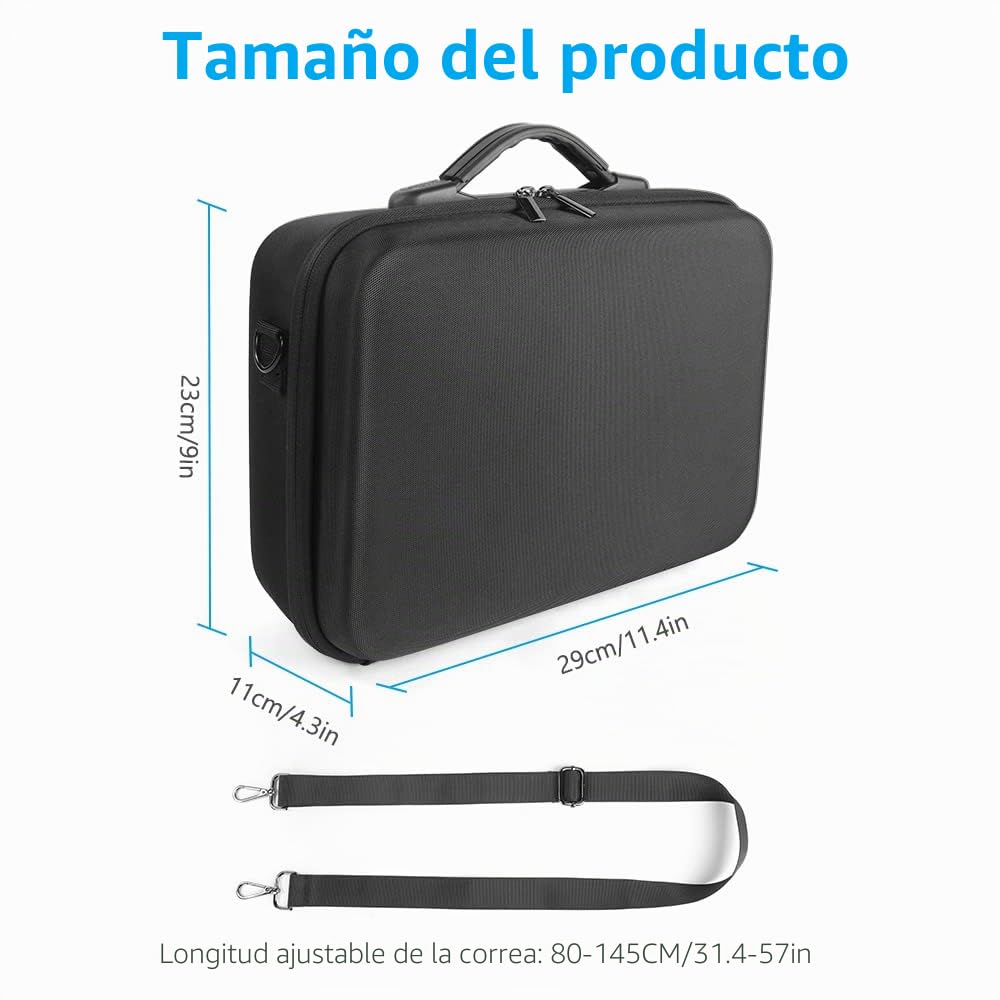 Ainiv Mini 3 Pro Estuche de Transporte, Bolsa Impermeable Hardshell, Antichoque Anticaída Portátil Funda de Almacenamiento de EVA para DJI Mini 3 Pro Drone y DJI RC/RC N1 Control Remoto Accesorios