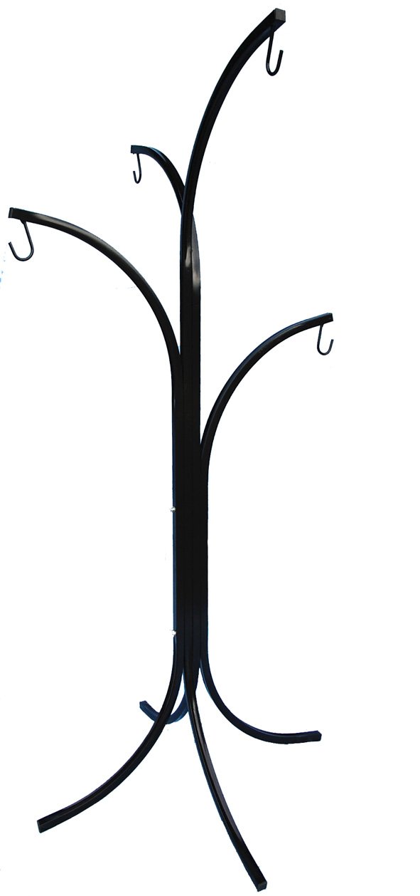 ★ Akari ★ WALLABY BASKET STAND Black Tower Black Carrying Basket by Yamazaki | Unison