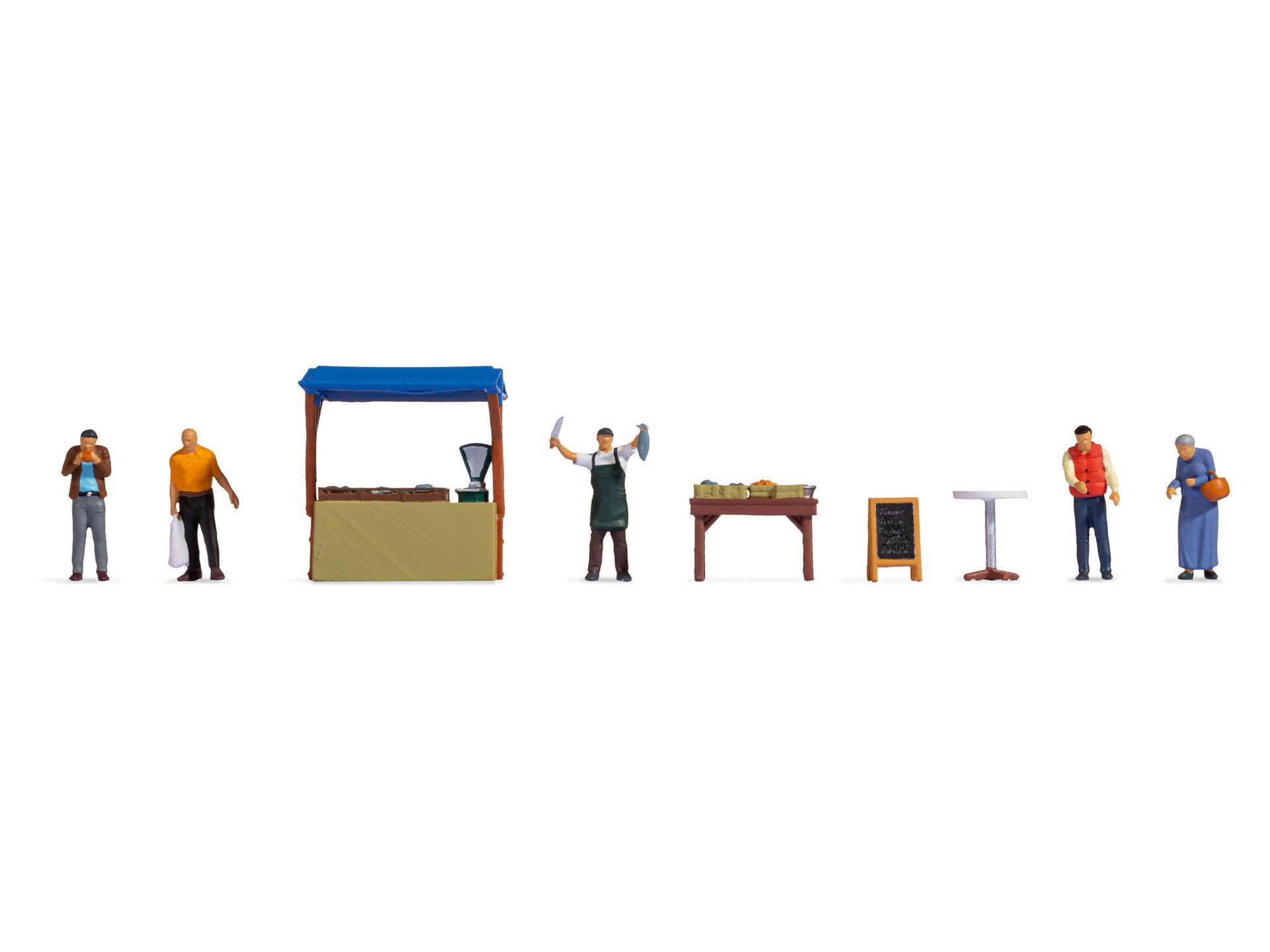 Noch 16228 Figures Theme World Fish Stand, Colourful