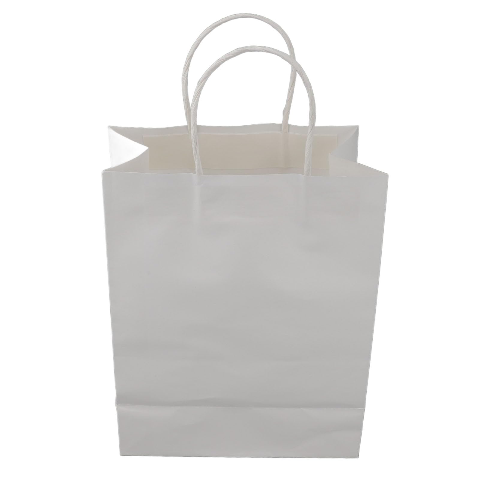 50 sacchetti regalo in carta kraft con manico, versatile borsa per la spesa in carta kraft per regali di nozze, borsa merchandising di grande capacità per abbigliamento, artigianato da asporto