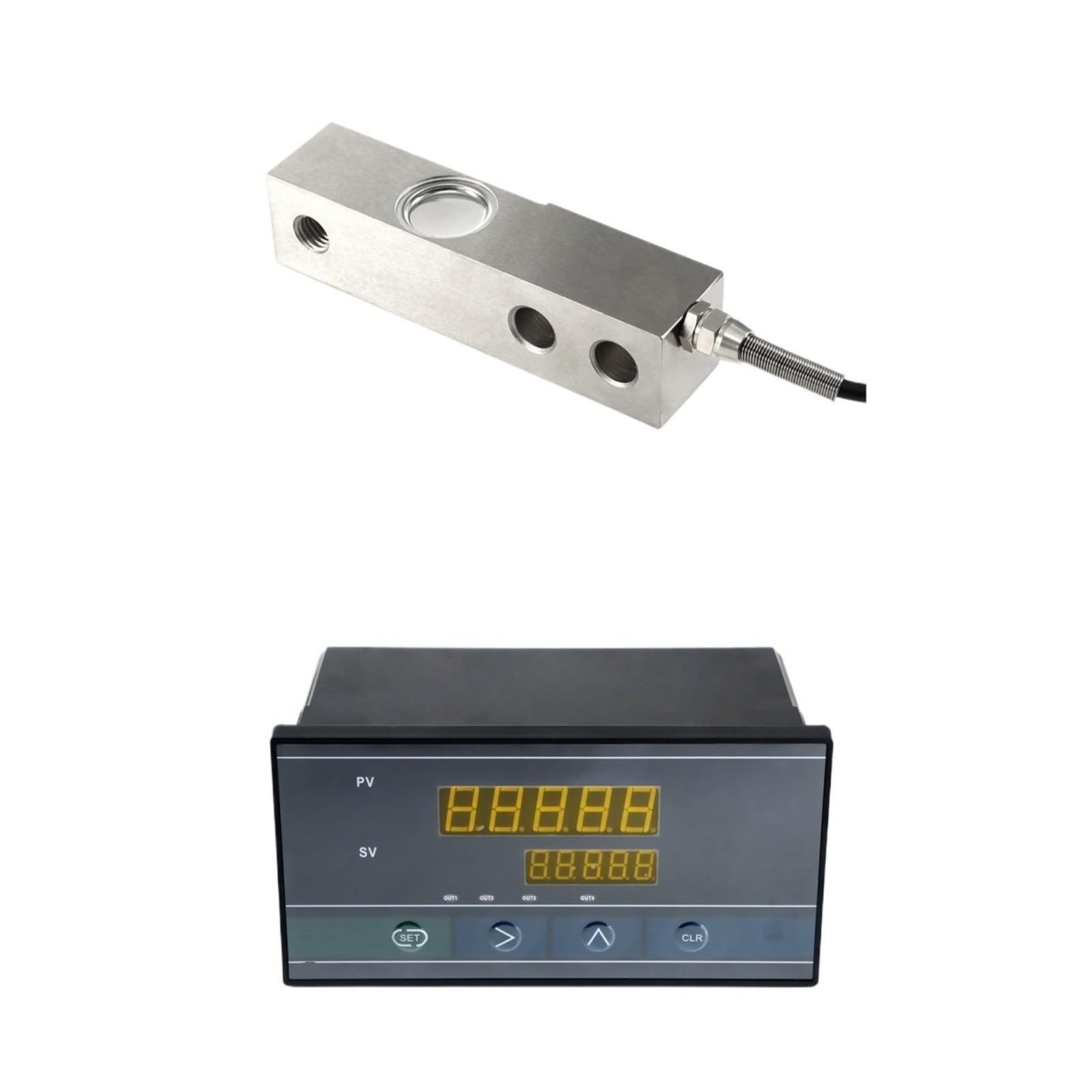 MXXDMOPD Beam Load Cell Sensor with Indicator Display Test The Pressure Tension 200KG 300KG 500KG 1T 2T 3T(500KG and Indicator)