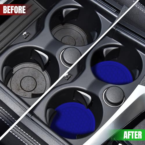 Portavasos para carro universal de PVC 4 piezas miniatura 4