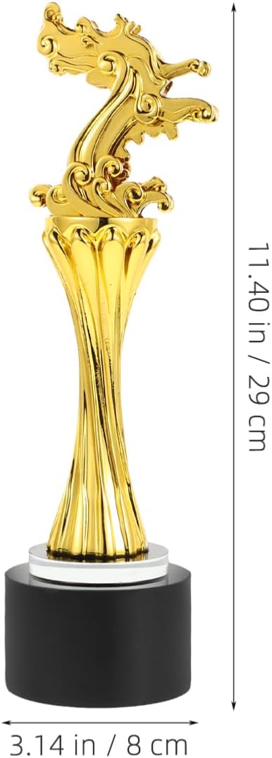 Toyvian Dragon Boat Trophy Cup Competition Trophy Prop for Students Sport Kindergarten Ceremony Trophy Decor