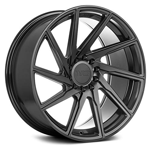 F1R F29 Double Black Wheel with Painted Finish (20 x 8.5 inches /5 x 114 mm, 35 mm Offset)