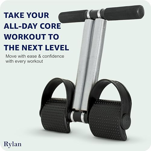 Image of Rylan Double Spring Tummy Trimmer Men and Women for Abs Workout Stomach Exercise Machine for Women and Men Exercise in Gym