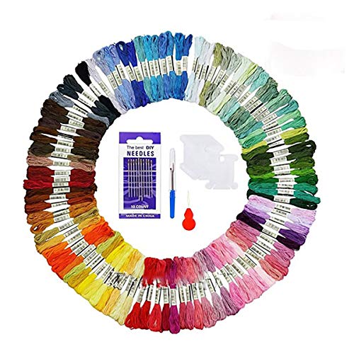 Embroidery Threads 100 Skeins Pack