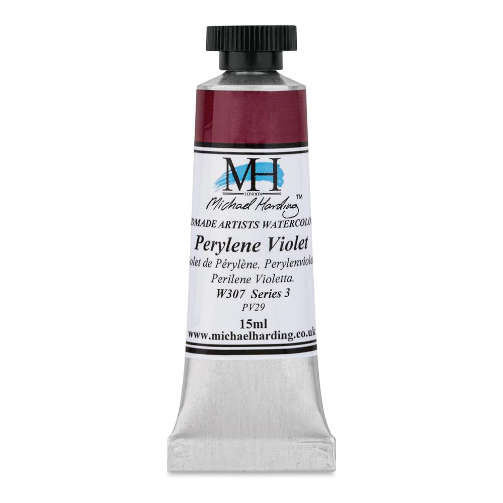 Michael Harding Perylene Violet Professional Watercolors - 15Ml Tubes (Perylene Violet)
