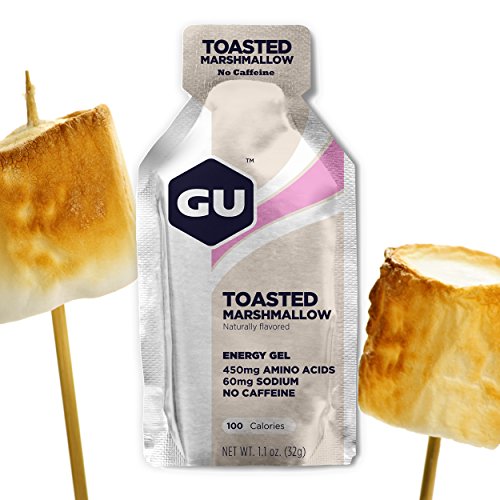 GU Energy Original Sports Nutrition Energy Gel, Toasted Marshmallow, 24 Count Box GU Energy Original Sports Nutrition Energy Gel, Toasted Marshmallow, 24 Count Box
