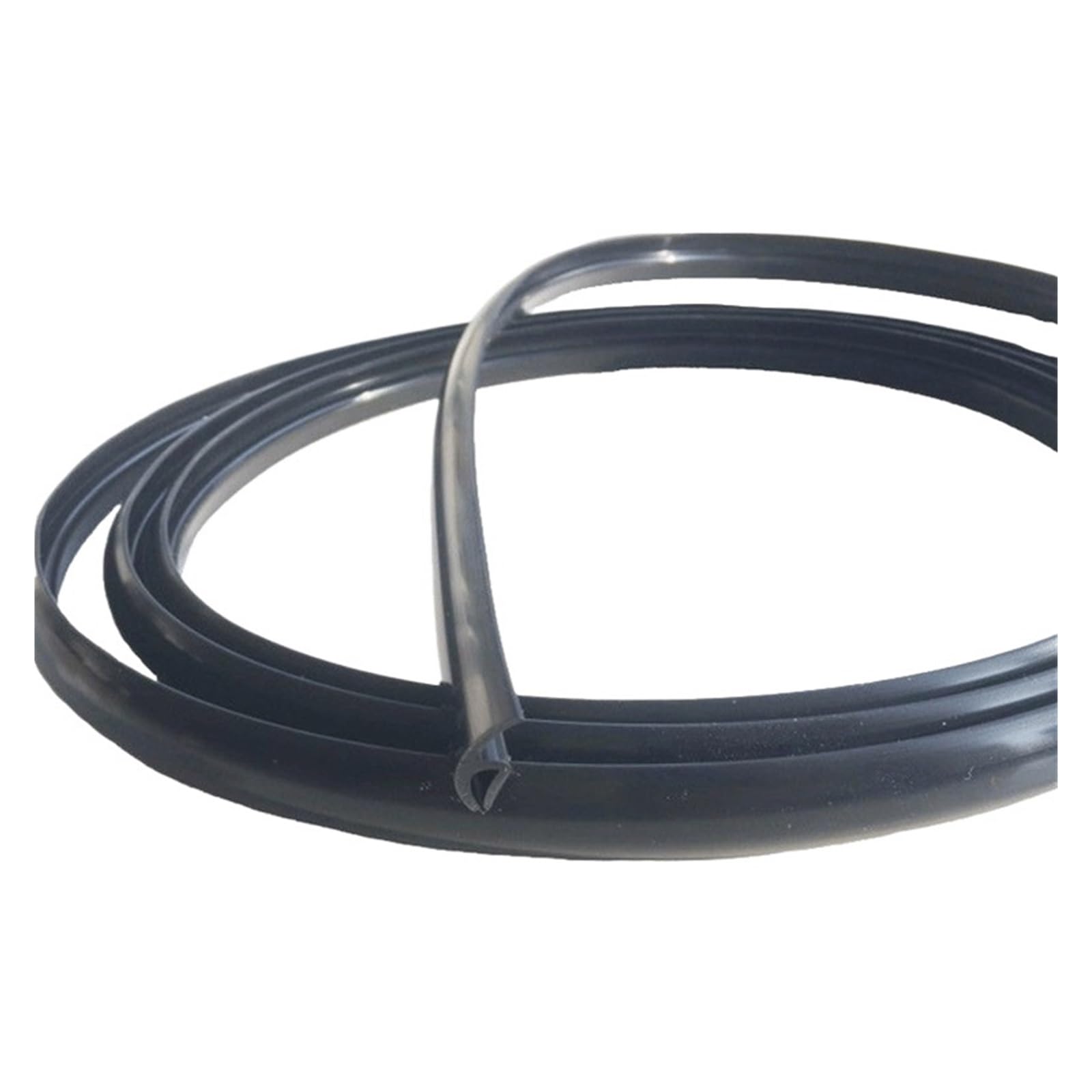 XUAWESD Windshield Rubber Seal Self-Adhesive Windshield Sunroof Sealing Strip Car Dashboard(1.7m Black)