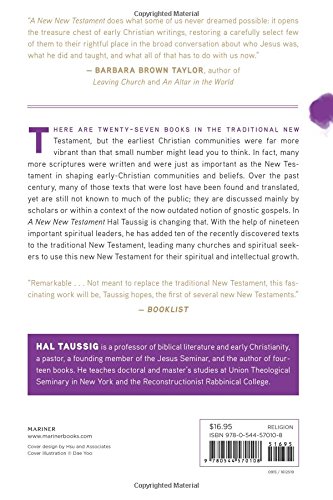 image for Mariner Books A New New Testament: A Bible for the Twenty-first Centur