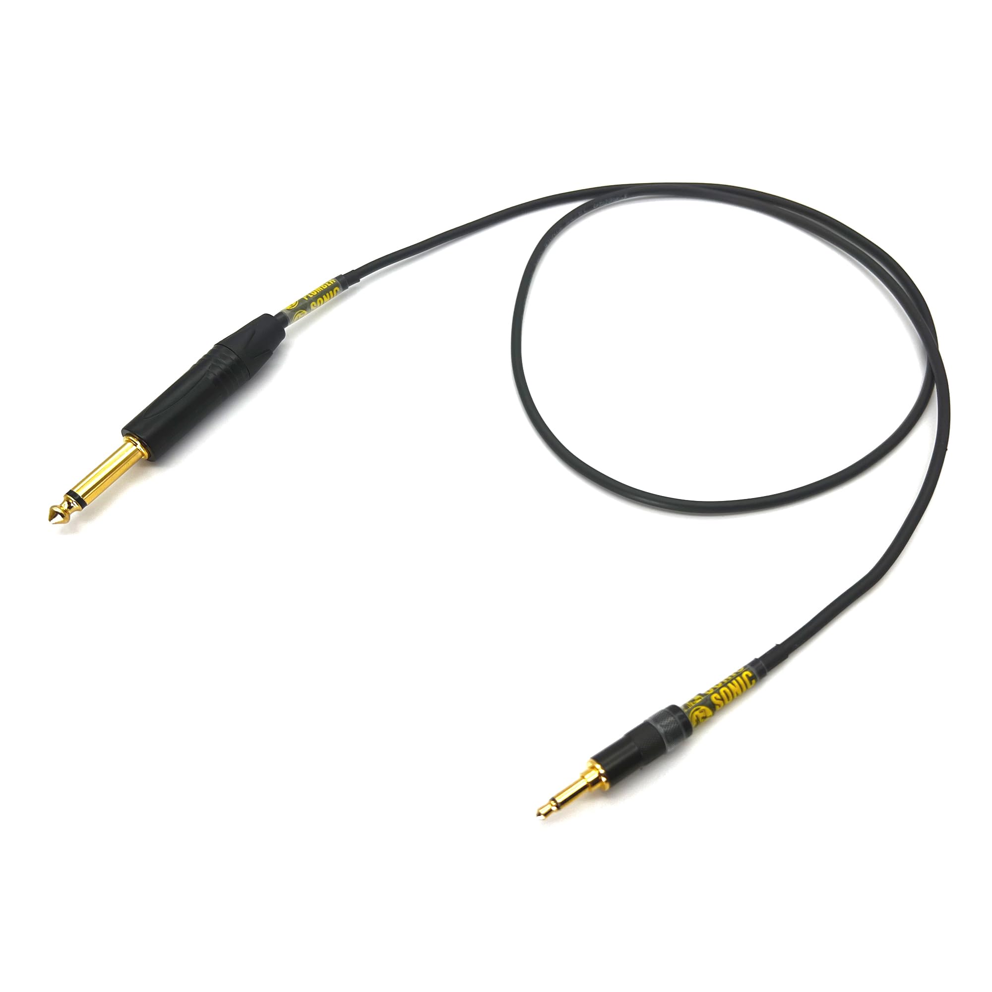 Sonic Plumber 3.5mm (1/8 inch) TS Mono to 6.35mm (1/4 inch) TS Mono Jack Interconnect Cable (5m / 16.4ft)-image-25