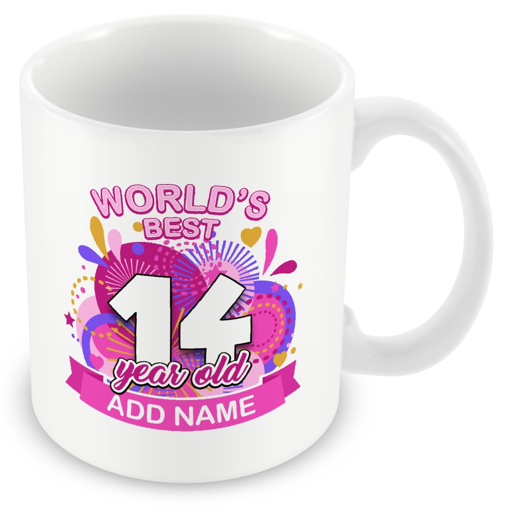 14th Birthday Gifts for Girls โ World's Best 14 Year Old Mug for Daughter