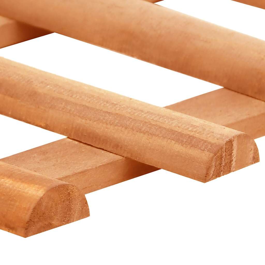 Bordura per prato in legno di abete, 10 pezzi, 4,4 m, per aiuole e prati, delimitazione decorativa e durevole per esterni