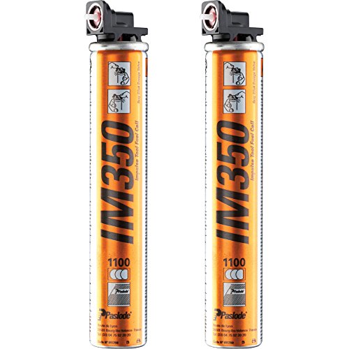 Precise Engineered Paslode Standard Pink Gas Fuel Cell [Pack of 2] for IM350 Nail Guns [Top Spec] - w/3yr Rescu3 Warranty