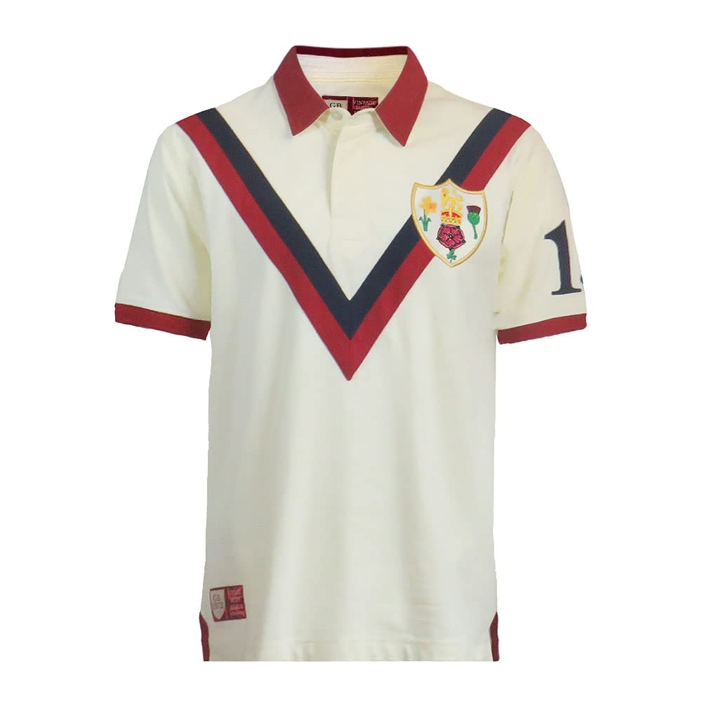 Ellis 1871 Rugby Men's Navy/Red Rugby League 1972 World Cup Retro Polo