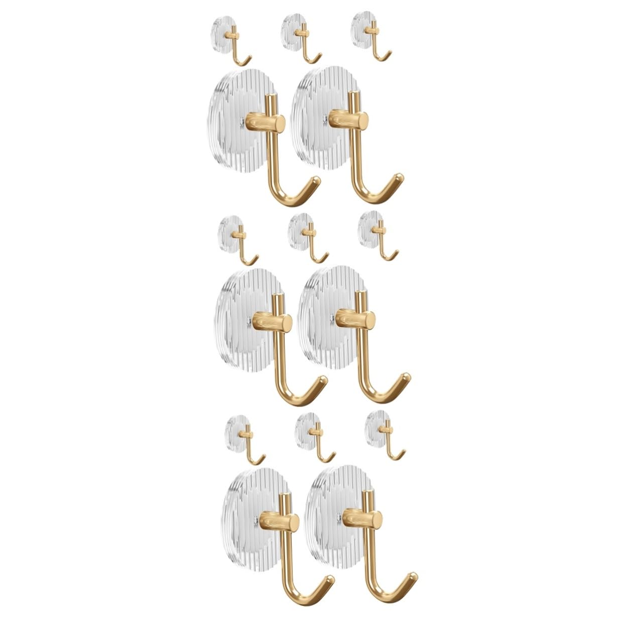 Alipis 15piezas Ganchos Adhesivos Para Toallas Ropa y Llaves Ganchos De Pared Autoadhesivos Para Cocina y Baño Diseño Moderno y Funcional