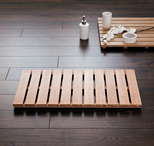 Ridder Grating 21107211 Wooden Bathroom Mat 38 x 72 cm Natural