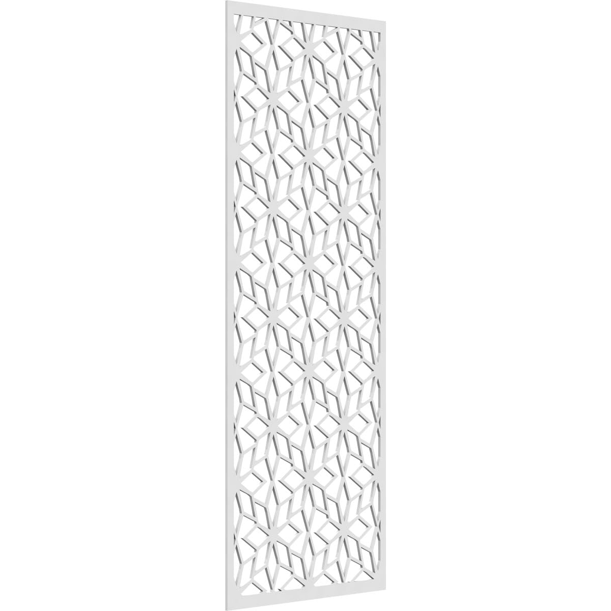 27 3/8"W x 69 3/8"H x 3/8"T Lake Decorative Fretwork Wall Panels in Architectural Grade PVC