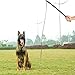 Horse Whip Training Stick 53×3×3 Dog Training Whip Leather Pet Leashes for Medium Large Dog The End Color Random