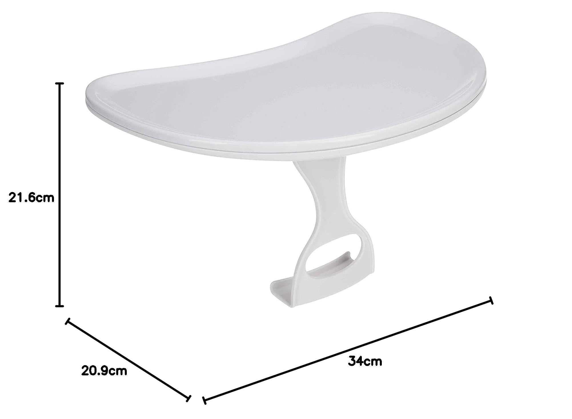 Nuby NV05006 taca do siedzenia z pianki, biała
